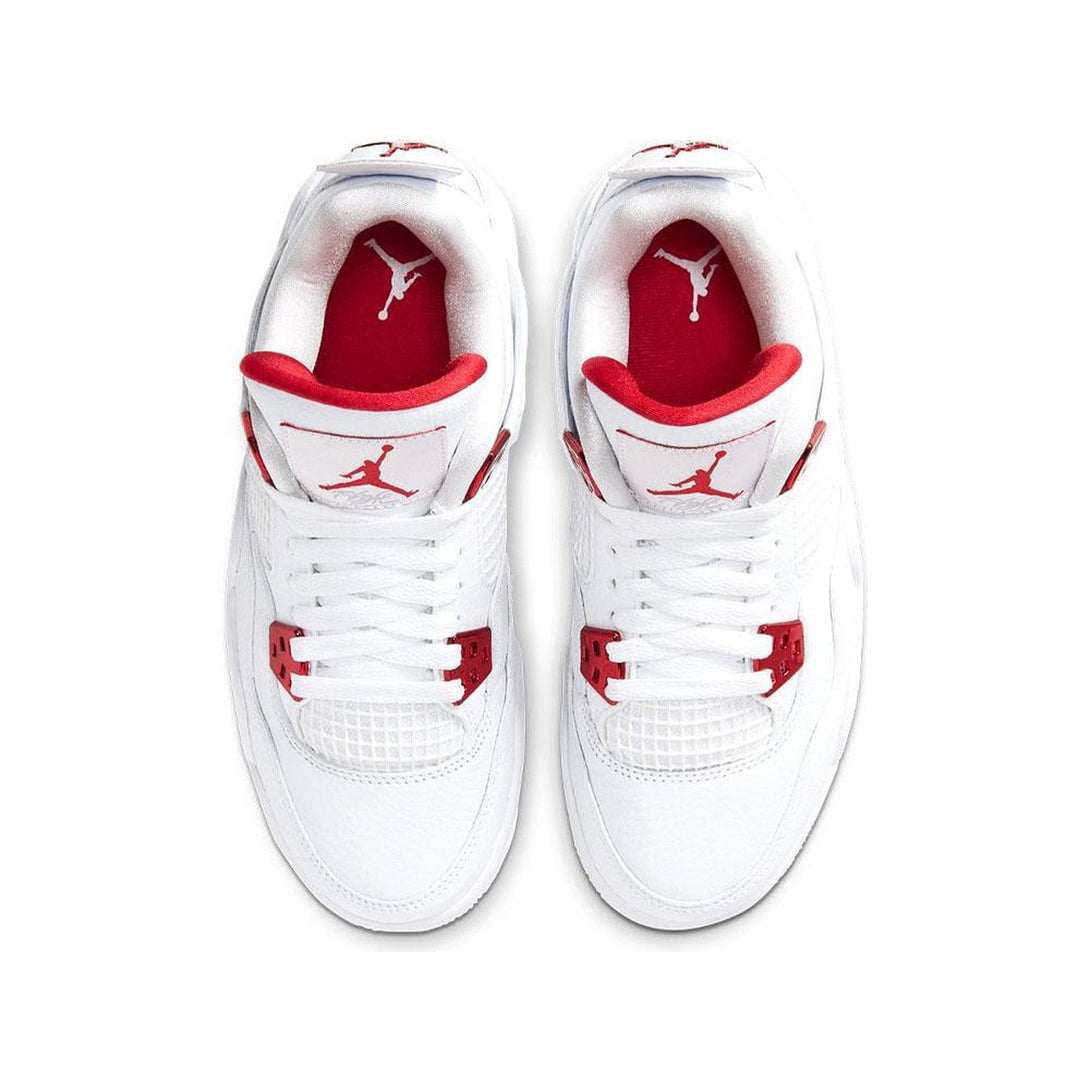 Air Jordan 4 Retro GS 'Red Metallic'- Streetwear Fashion 950 - levefly.com