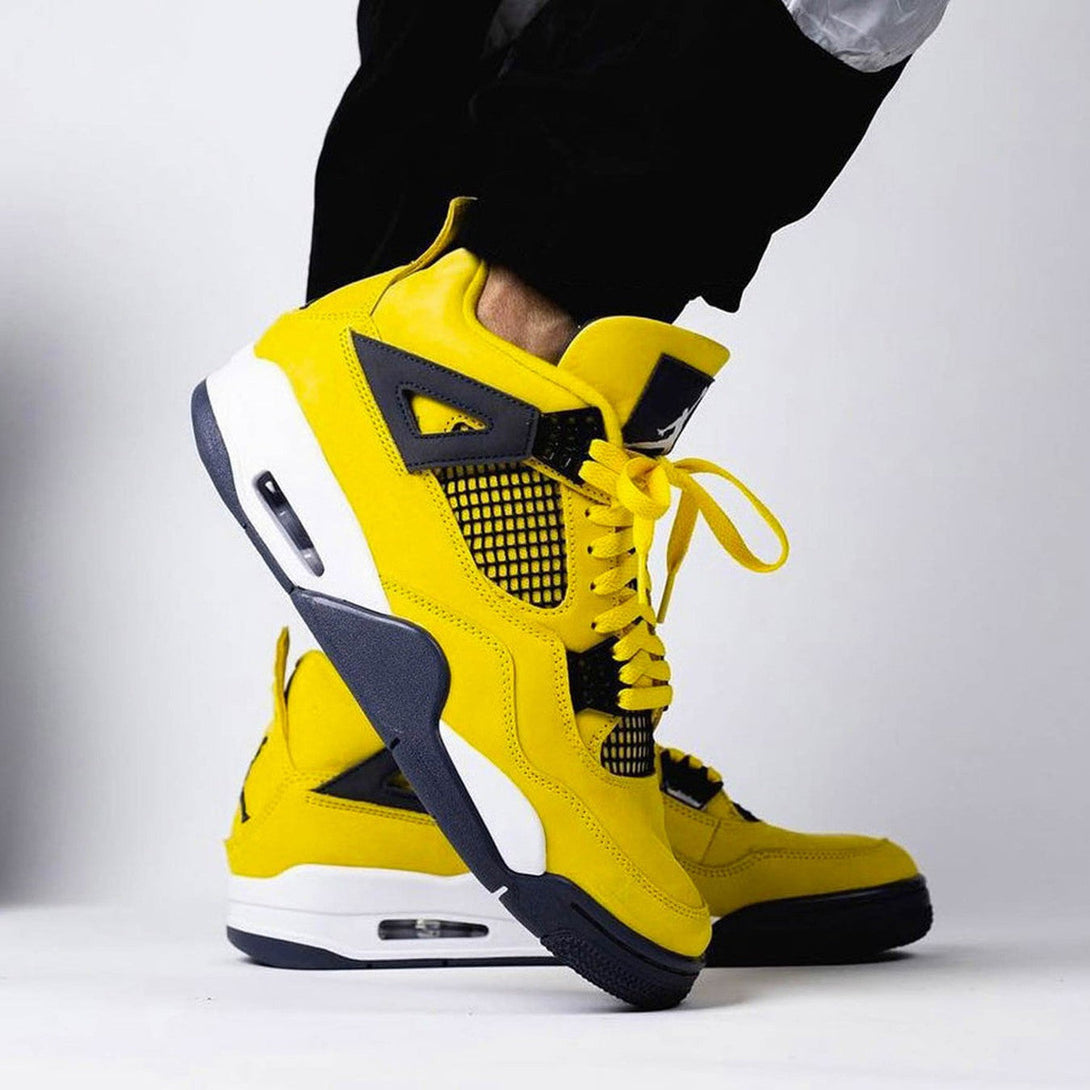 Air Jordan 4 Retro 'Lightning' 2021- Streetwear Fashion 950 - levefly.com