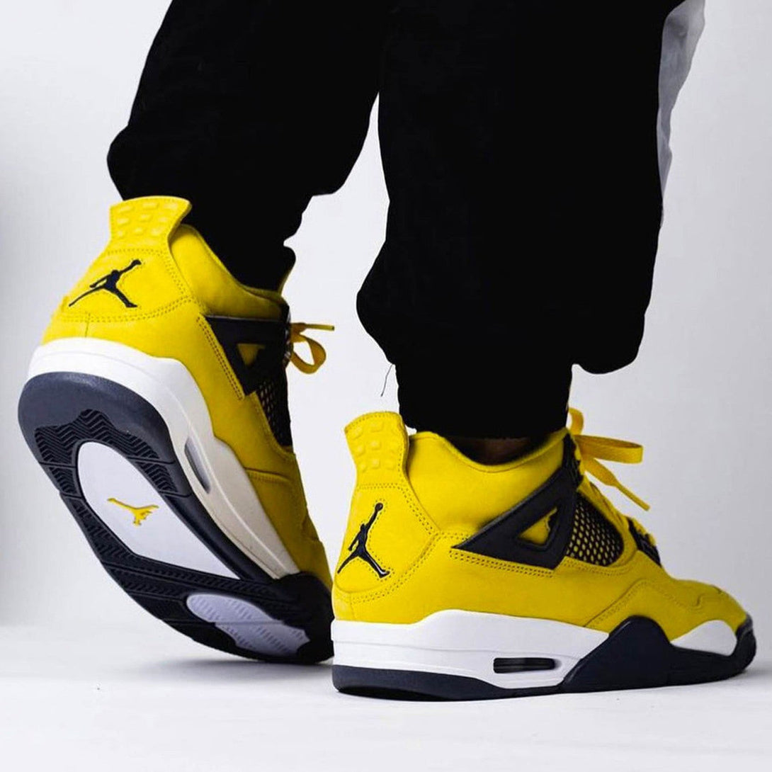 Air Jordan 4 Retro 'Lightning' 2021- Streetwear Fashion 950 - levefly.com