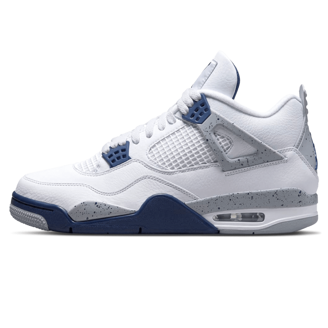 Air Jordan 4 Retro 'Midnight Navy'- Streetwear Fashion 950 - levefly.com