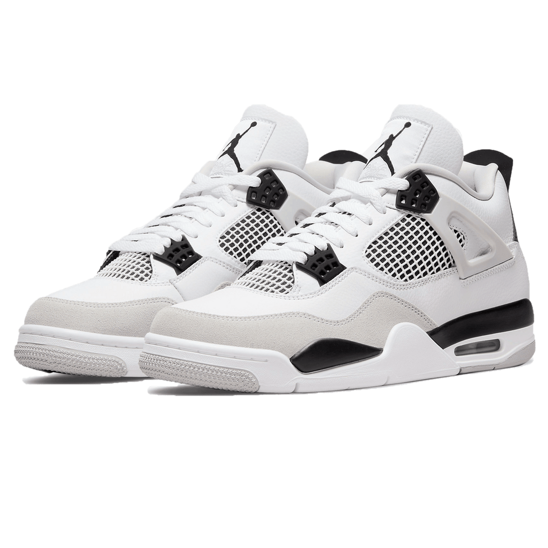 Air Jordan 4 Retro 'Military Black'- Streetwear Fashion 950 - levefly.com