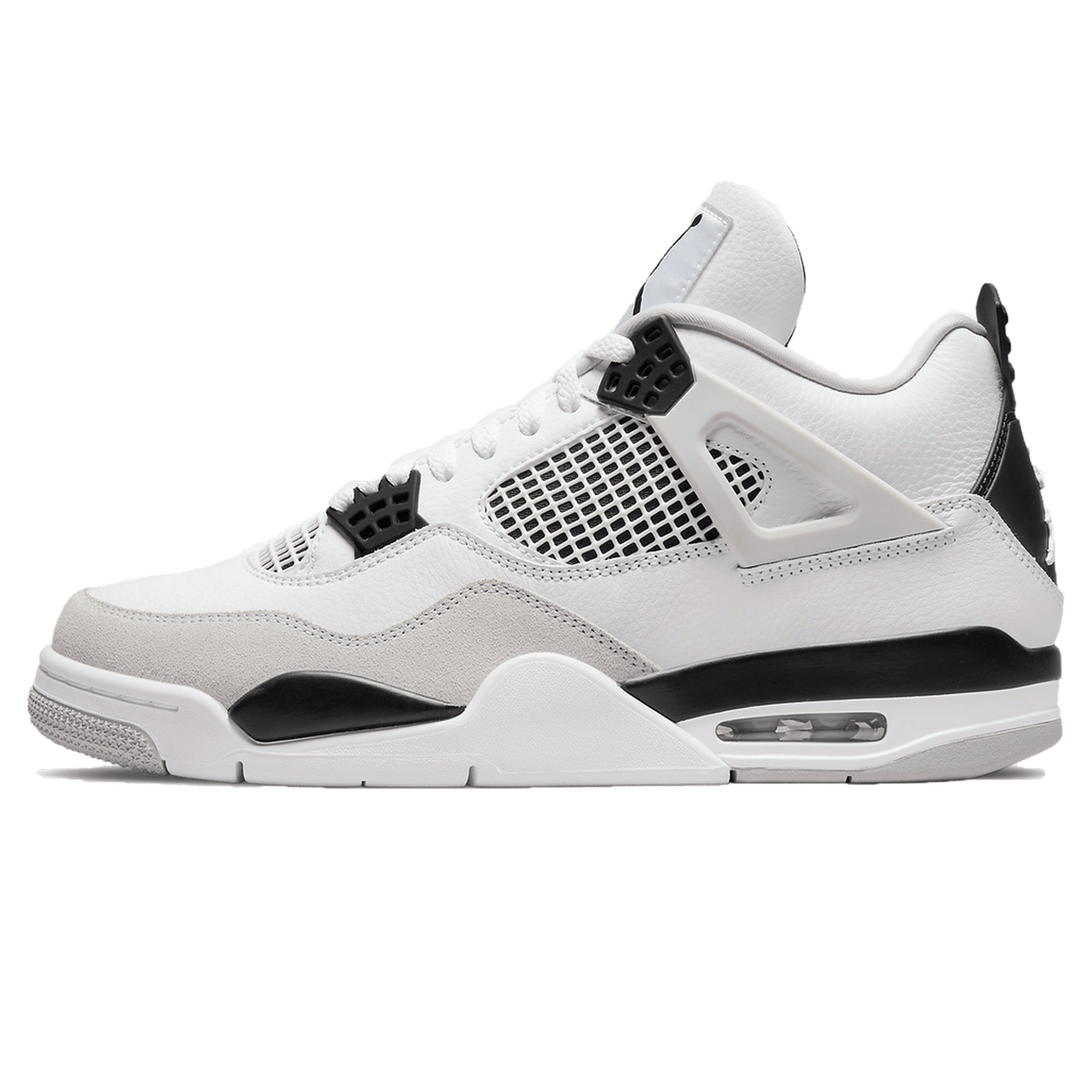 Air Jordan 4 Retro 'Military Black'- Streetwear Fashion 950 - levefly.com