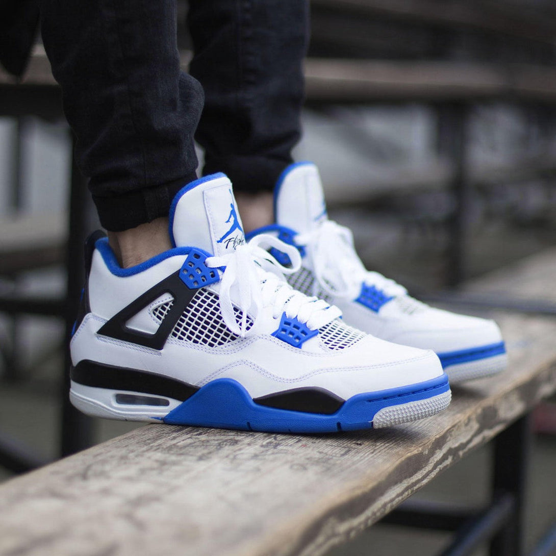 Air Jordan 4 Retro 'Motorsports'- Streetwear Fashion 950 - levefly.com