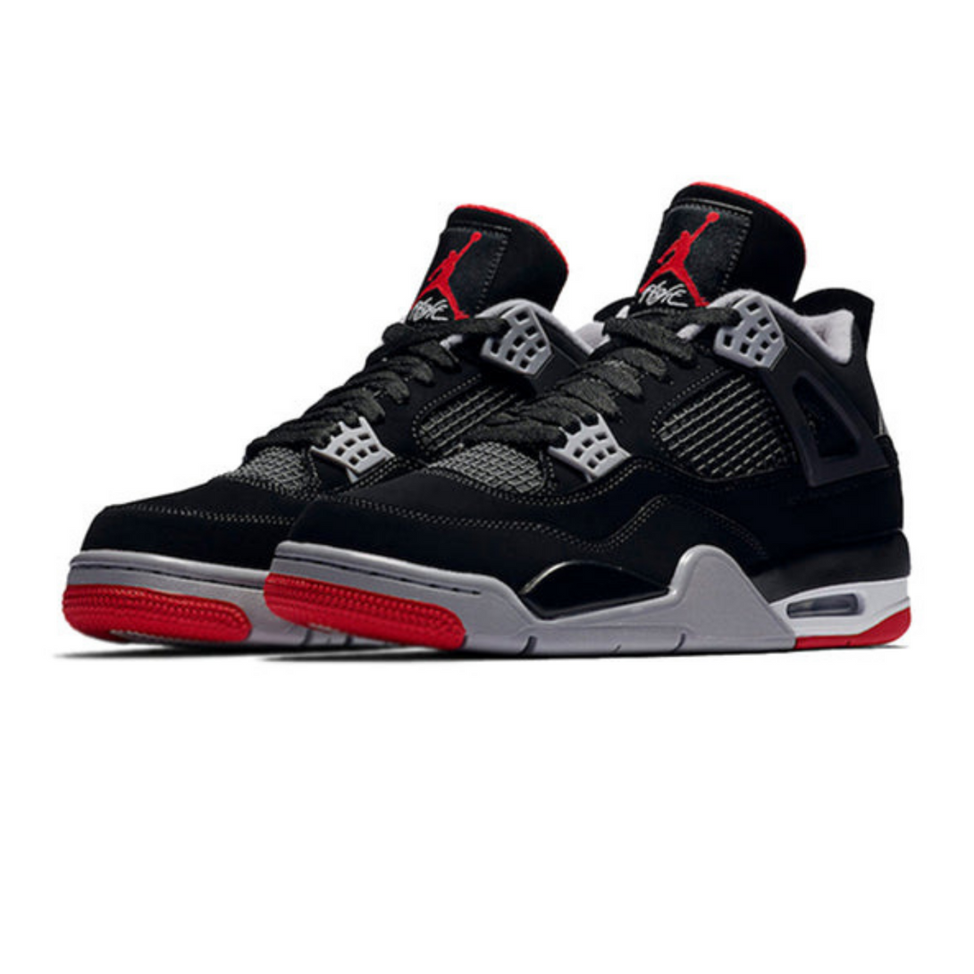 Air Jordan 4 Retro OG 'Bred' 2019- Streetwear Fashion 950 - levefly.com