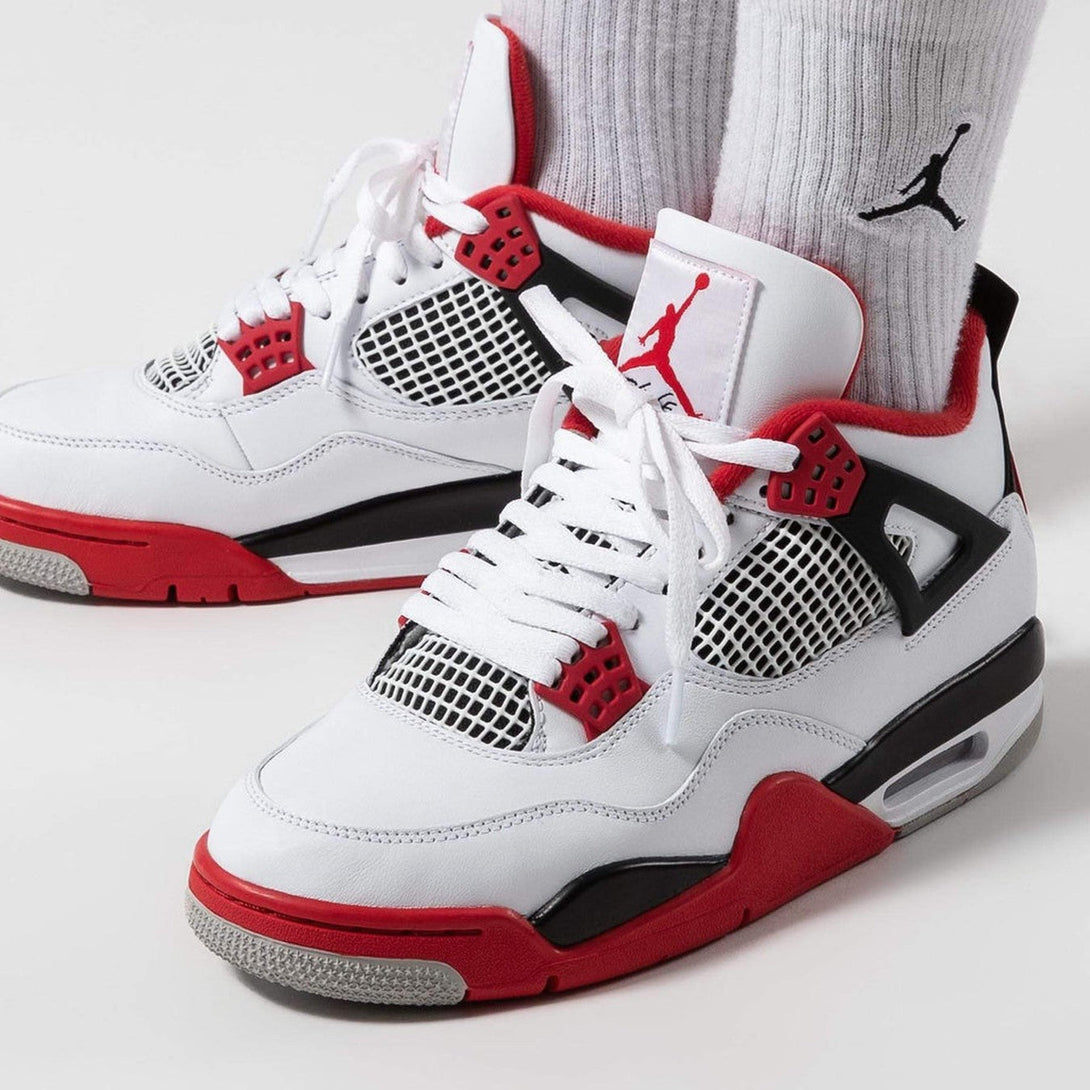 Air Jordan 4 Retro OG 'Fire Red' 2020- Streetwear Fashion 950 - levefly.com