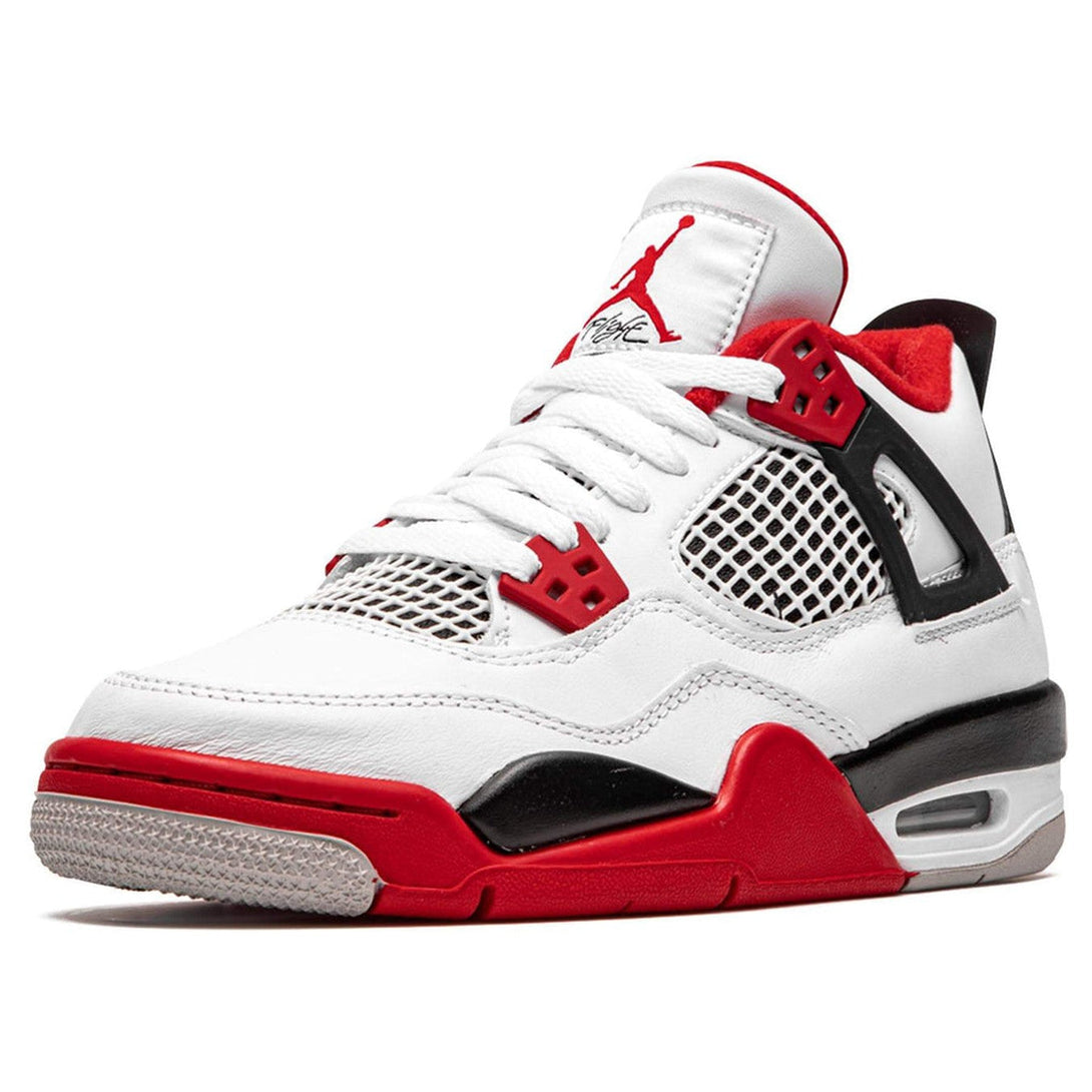 Air Jordan 4 Retro OG GS 'Fire Red' 2020- Streetwear Fashion 950 - levefly.com