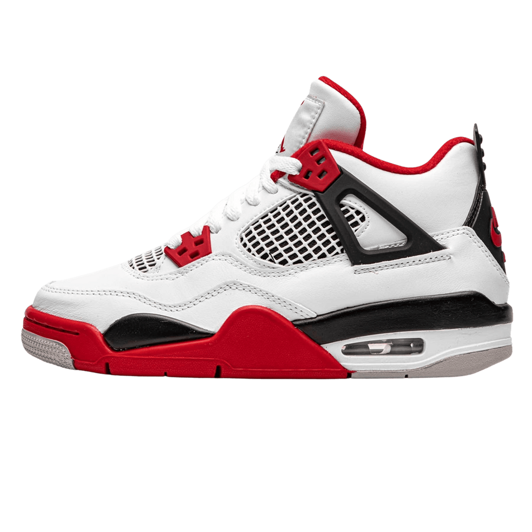 Air Jordan 4 Retro OG GS 'Fire Red' 2020- Streetwear Fashion 950 - levefly.com