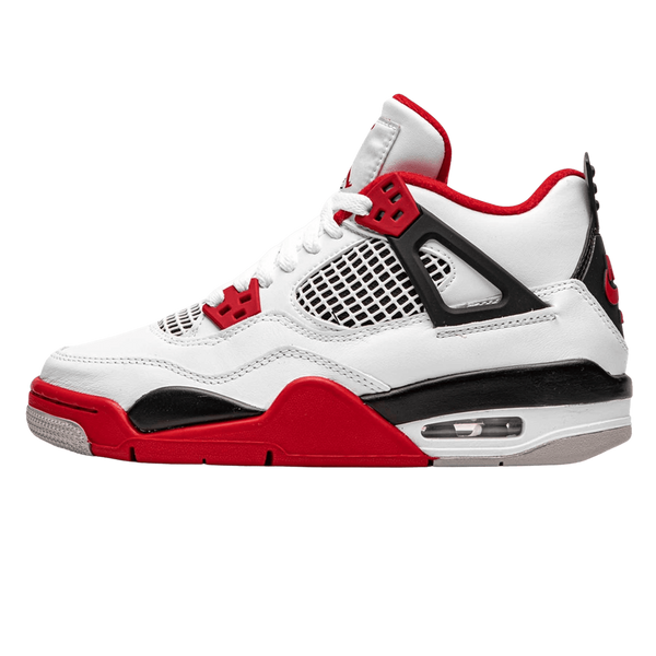 Air Jordan 4 Retro OG GS 'Fire Red' 2020- Streetwear Fashion 950 - levefly.com