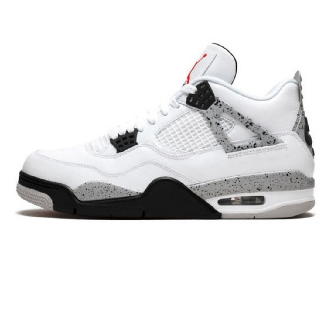 Air Jordan 4 Retro OG 'White Cement'- Streetwear Fashion 950 - levefly.com