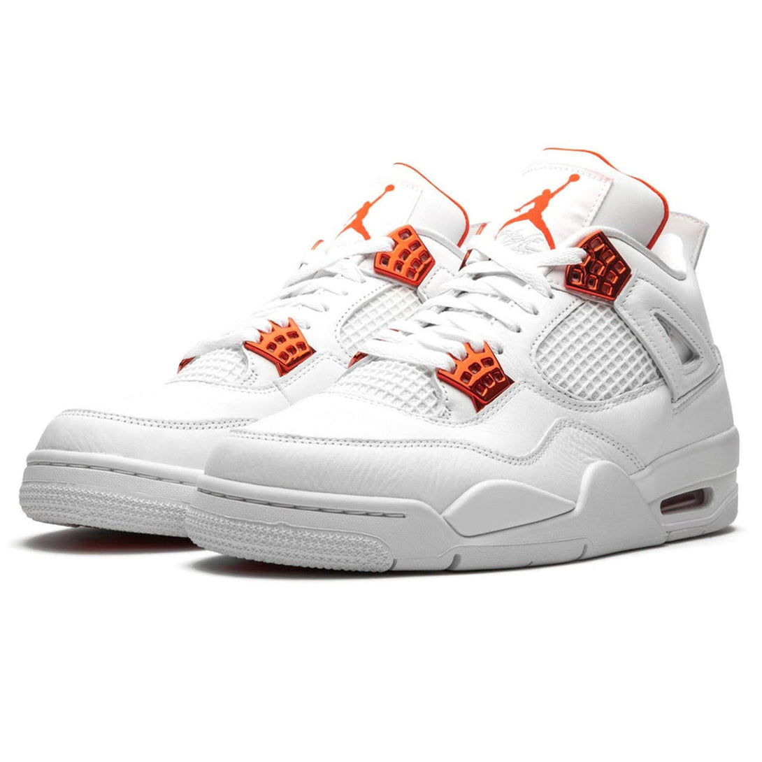 Air Jordan 4 Retro 'Orange Metallic'- Streetwear Fashion 950 - levefly.com