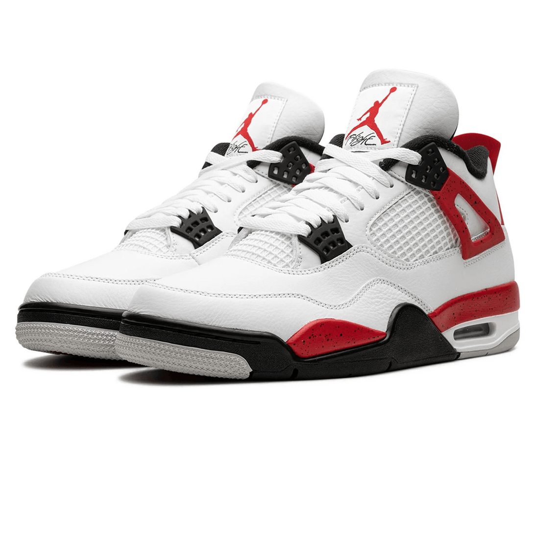 Air Jordan 4 Retro 'Red Cement'- Streetwear Fashion 950 - levefly.com