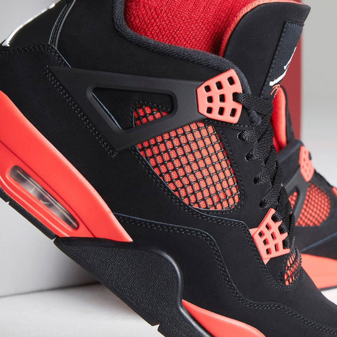 Air Jordan 4 Retro 'Red Thunder'- Streetwear Fashion 950 - levefly.com