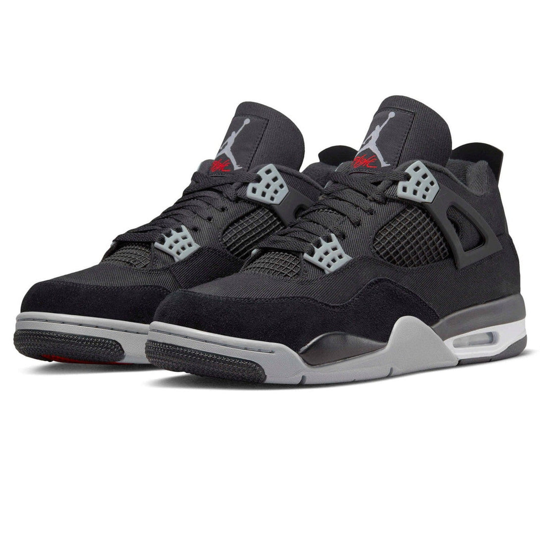 Air Jordan 4 Retro SE 'Black Canvas'- Streetwear Fashion 950 - levefly.com