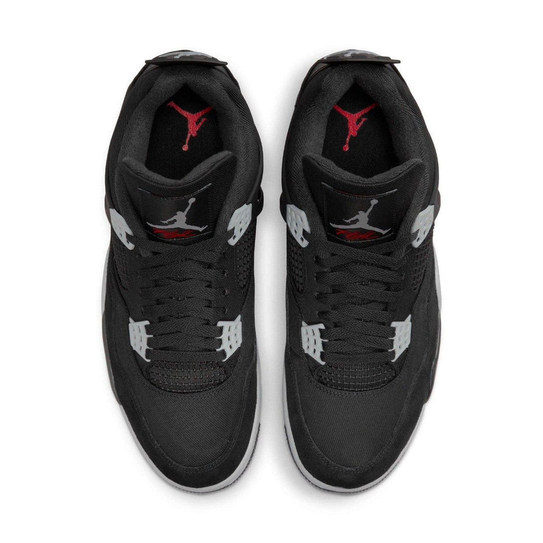 Air Jordan 4 Retro SE 'Black Canvas'- Streetwear Fashion 950 - levefly.com