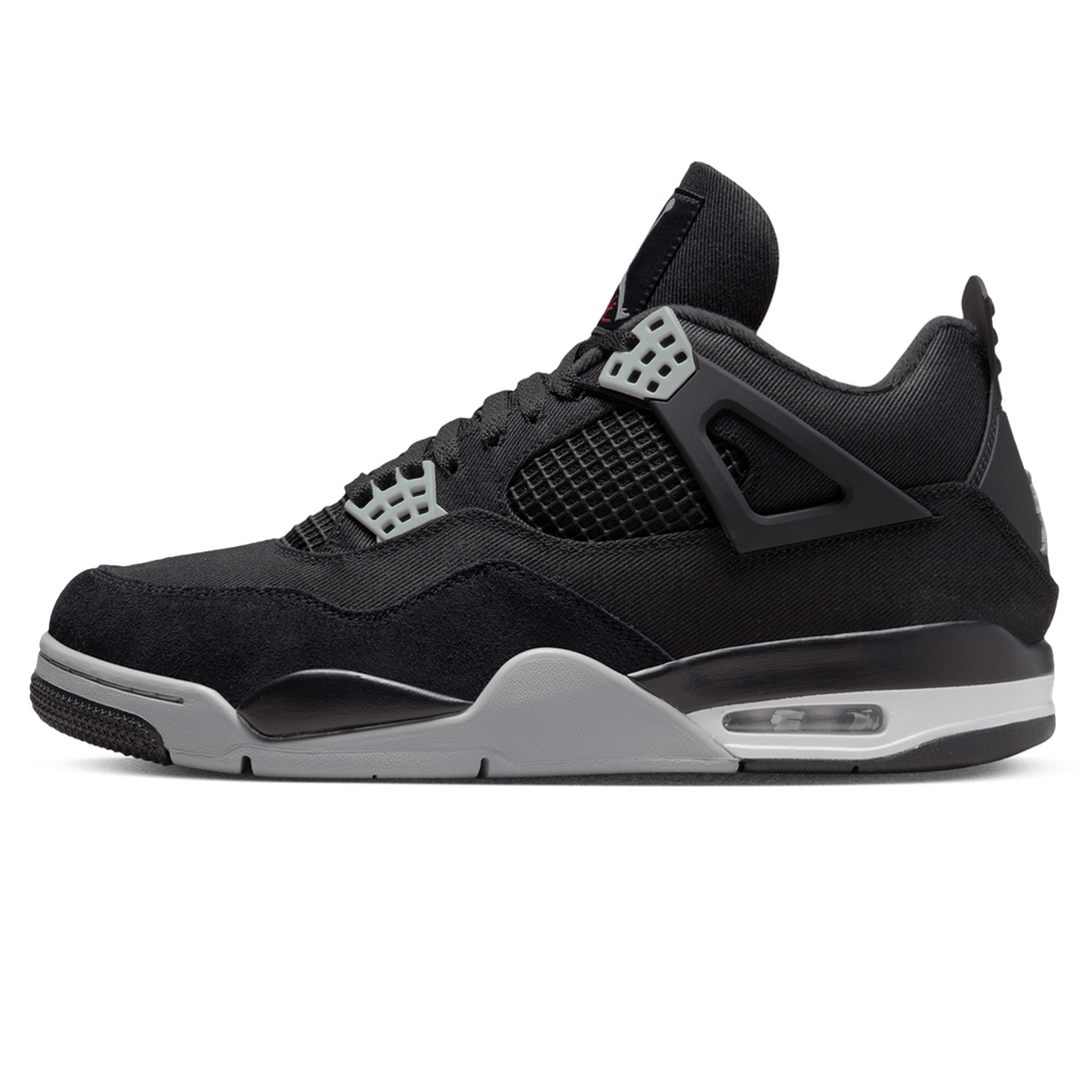 Air Jordan 4 Retro SE 'Black Canvas'- Streetwear Fashion 950 - levefly.com