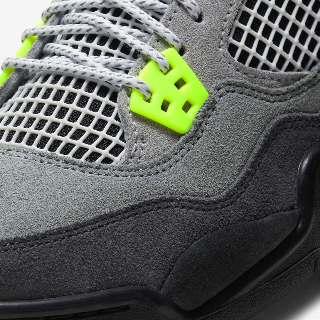 Air Jordan 4 Retro SE GS 'Neon 95'- Streetwear Fashion 950 - levefly.com