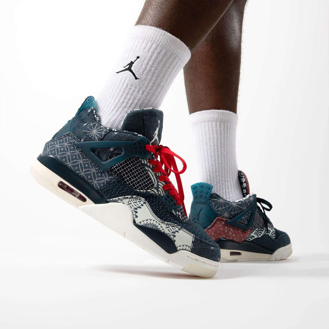 Air Jordan 4 Retro SE 'Sashiko'- Streetwear Fashion 950 - levefly.com