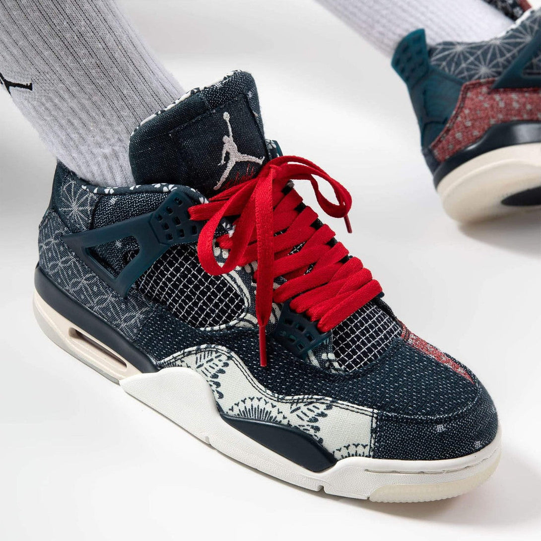 Air Jordan 4 Retro SE 'Sashiko'- Streetwear Fashion 950 - levefly.com