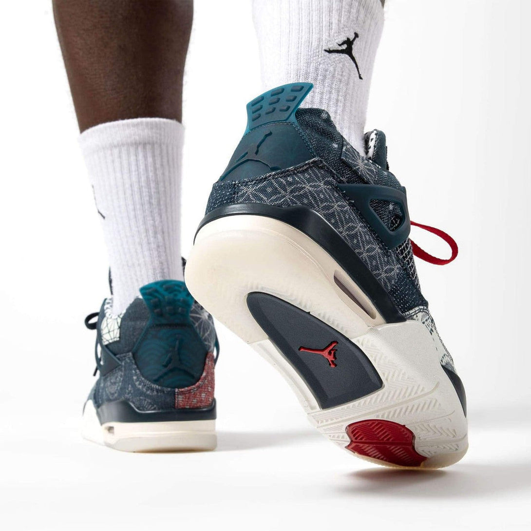 Air Jordan 4 Retro SE 'Sashiko'- Streetwear Fashion 950 - levefly.com