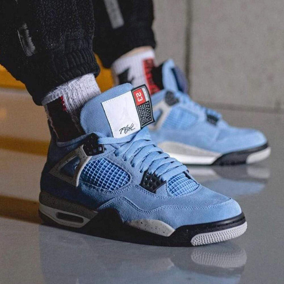 Air Jordan 4 Retro 'University Blue'- Streetwear Fashion 950 - levefly.com