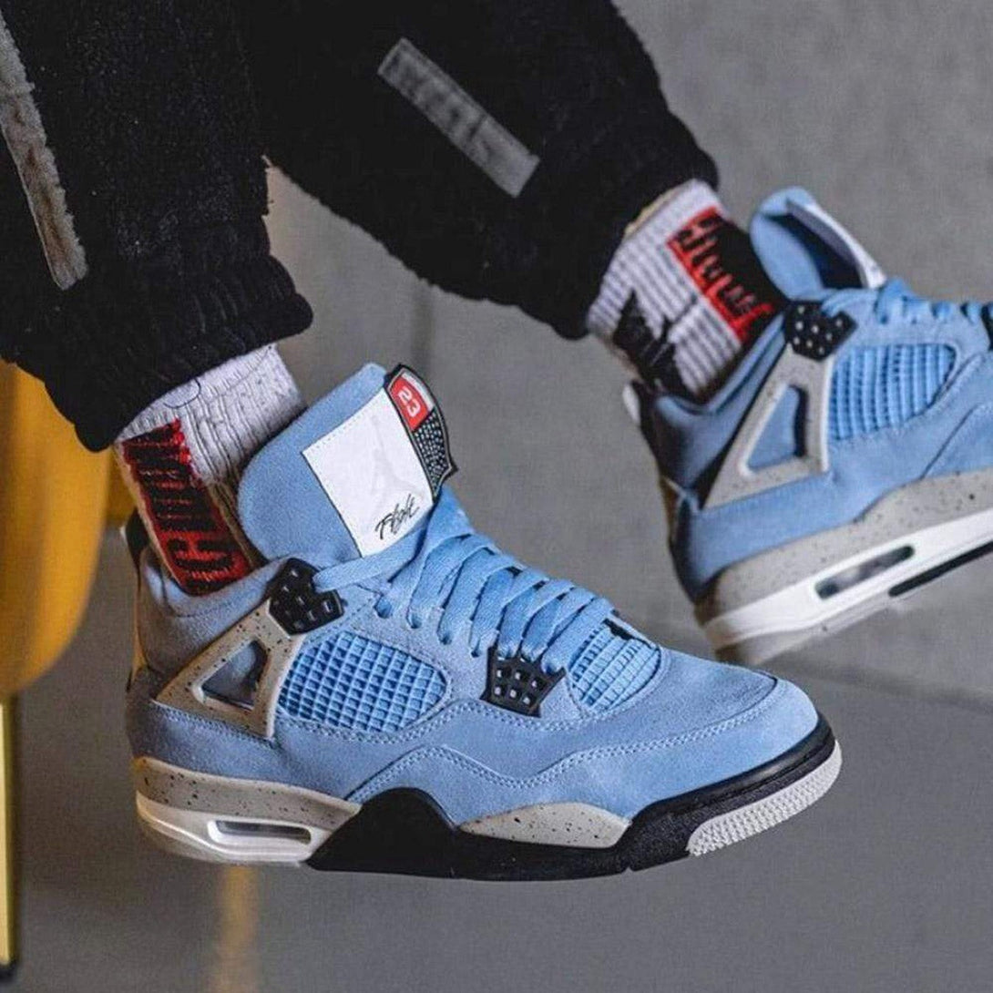 Air Jordan 4 Retro 'University Blue'- Streetwear Fashion 950 - levefly.com