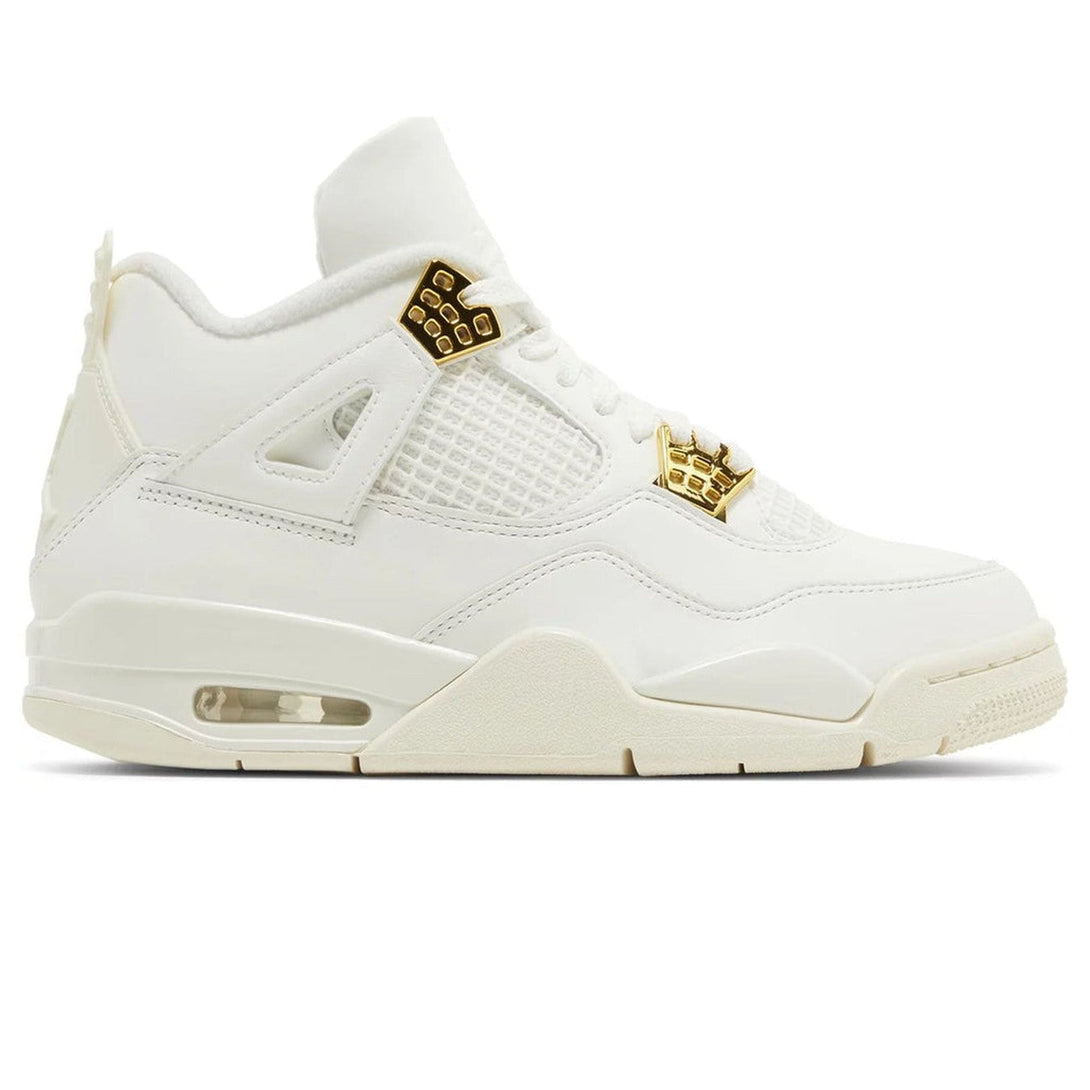 Air Jordan 4 Retro Wmns 'Metallic Gold'- Streetwear Fashion 950 - levefly.com