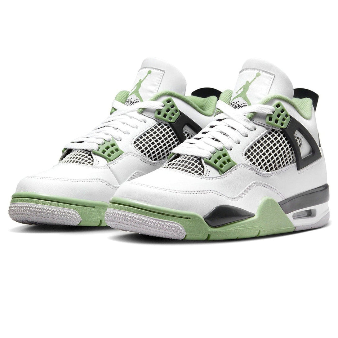 Air Jordan 4 Retro Wmns 'Seafoam'- Streetwear Fashion 950 - levefly.com