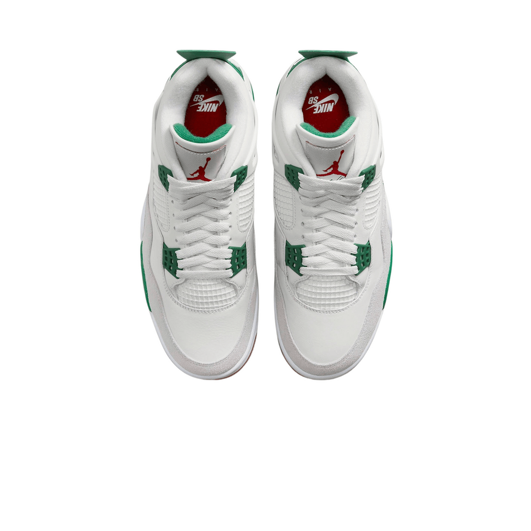 Air Jordan 4 Retro x Nike SB 'Pine Green'- Streetwear Fashion 950 - levefly.com