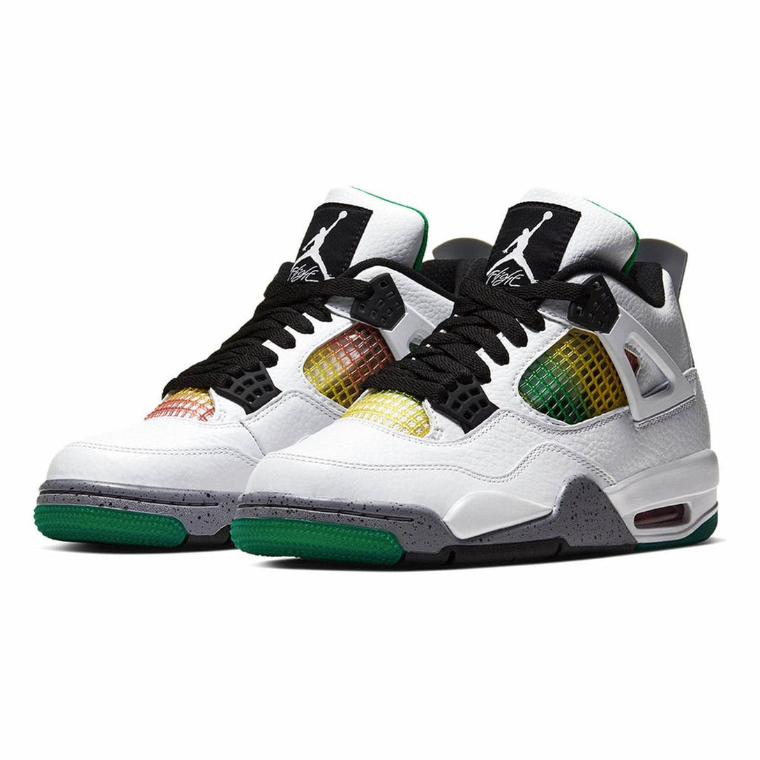 Air Jordan 4 Wmns Retro 'Rasta'- Streetwear Fashion 950 - levefly.com