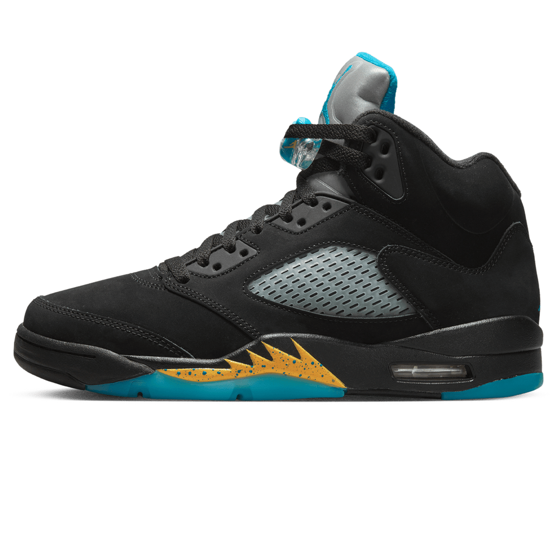 Air Jordan 5 Retro 'Aqua'- Streetwear Fashion 950 - levefly.com