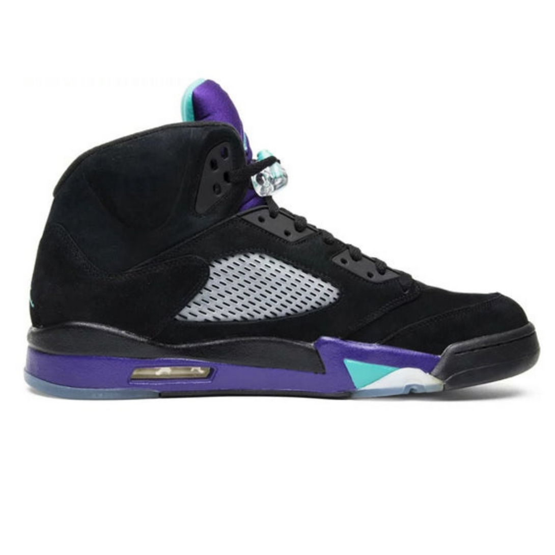 Air Jordan 5 Retro 'Black Grape'- Streetwear Fashion 950 - levefly.com