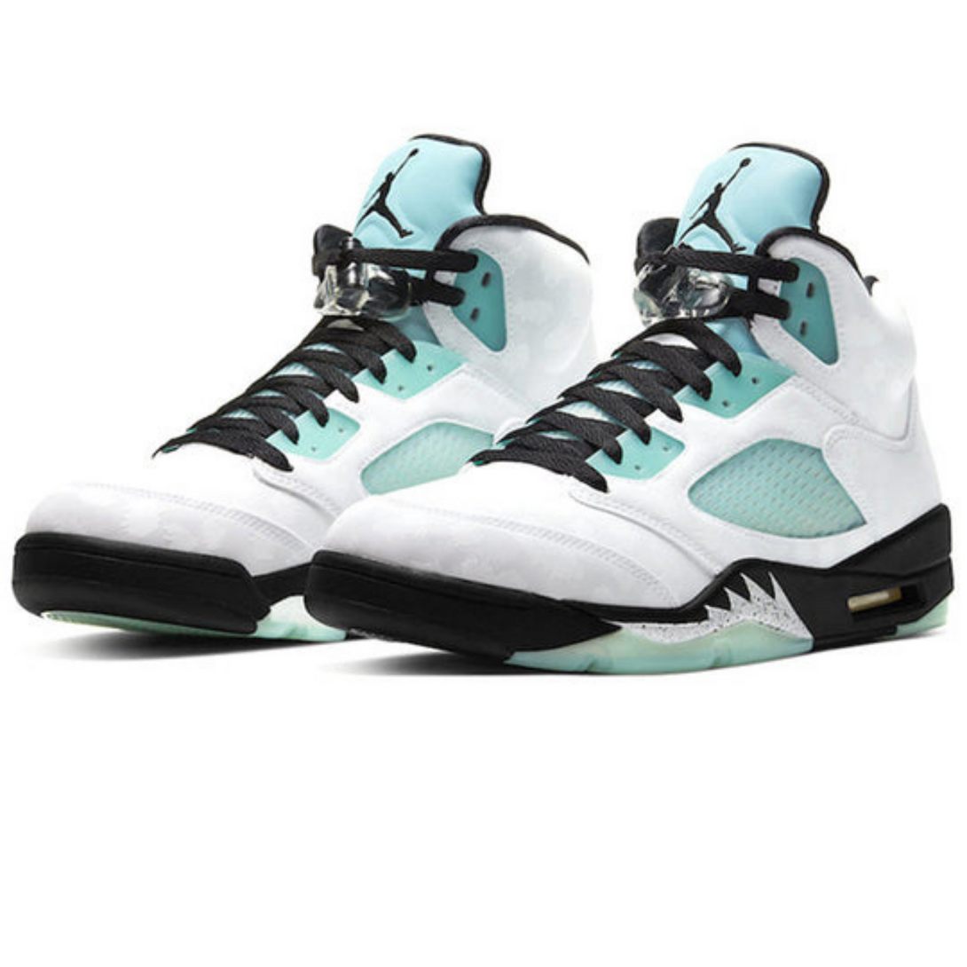 Air Jordan 5 Retro 'Island Green'- Streetwear Fashion 950 - levefly.com