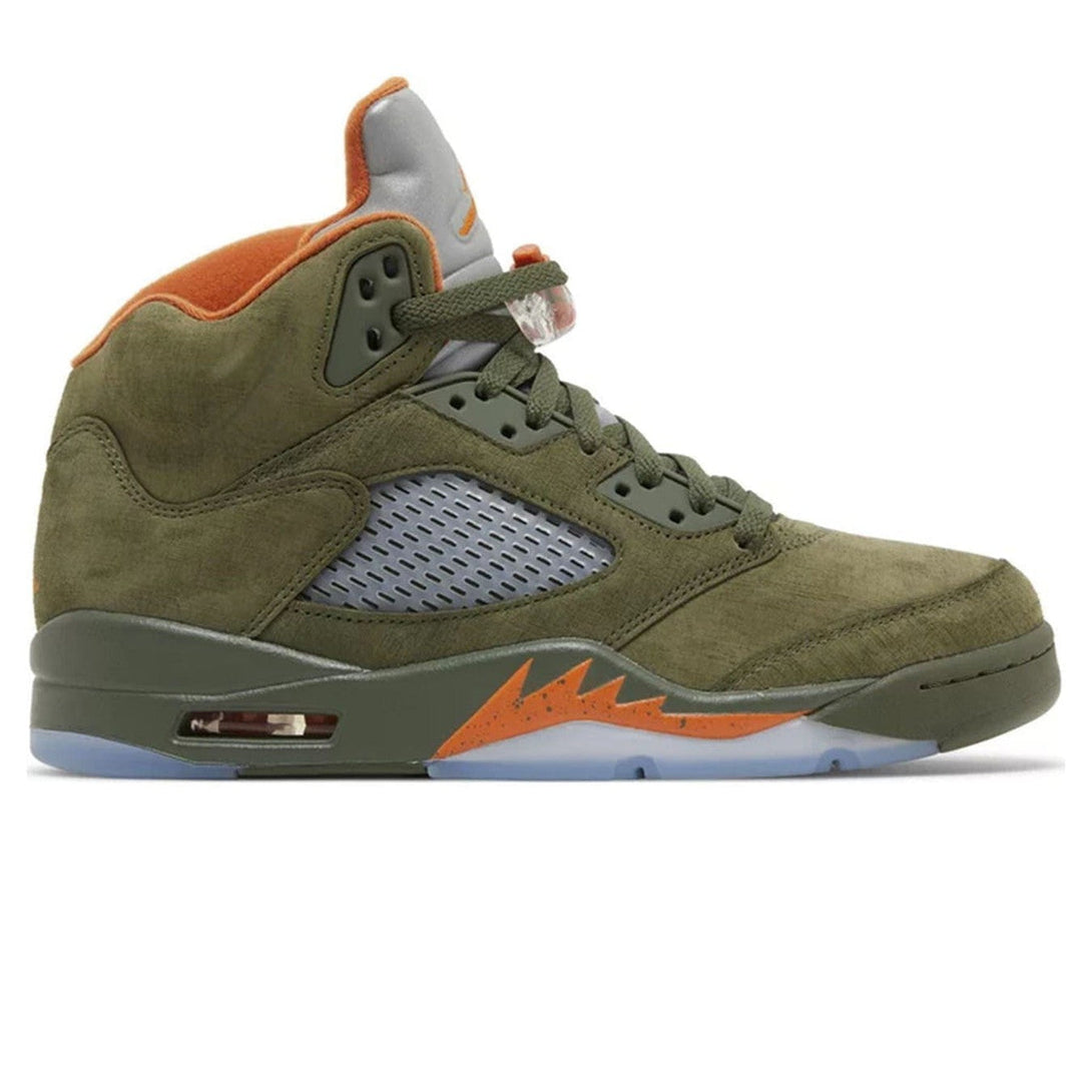 Air Jordan 5 Retro 'Olive'- Streetwear Fashion 950 - levefly.com