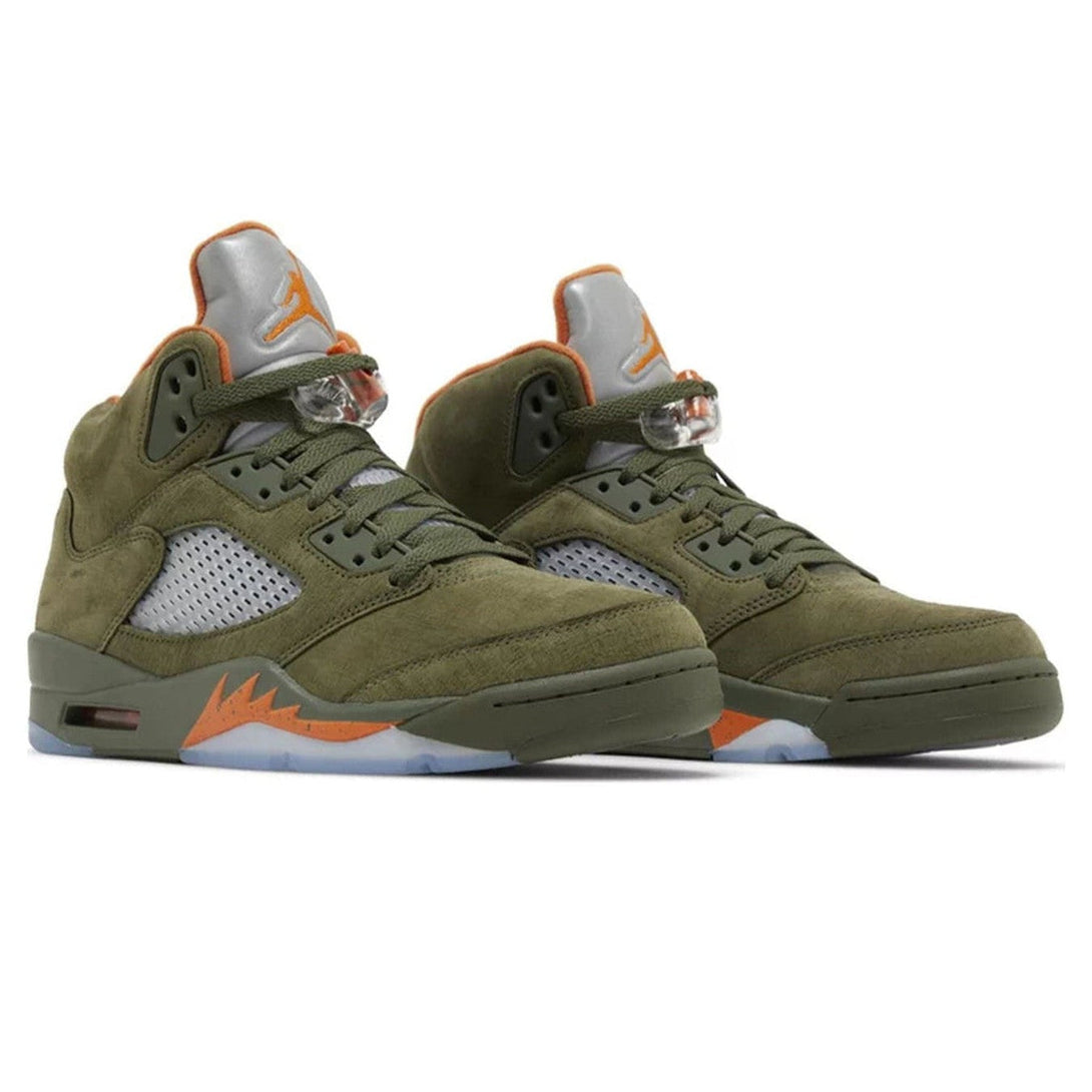 Air Jordan 5 Retro 'Olive'- Streetwear Fashion 950 - levefly.com