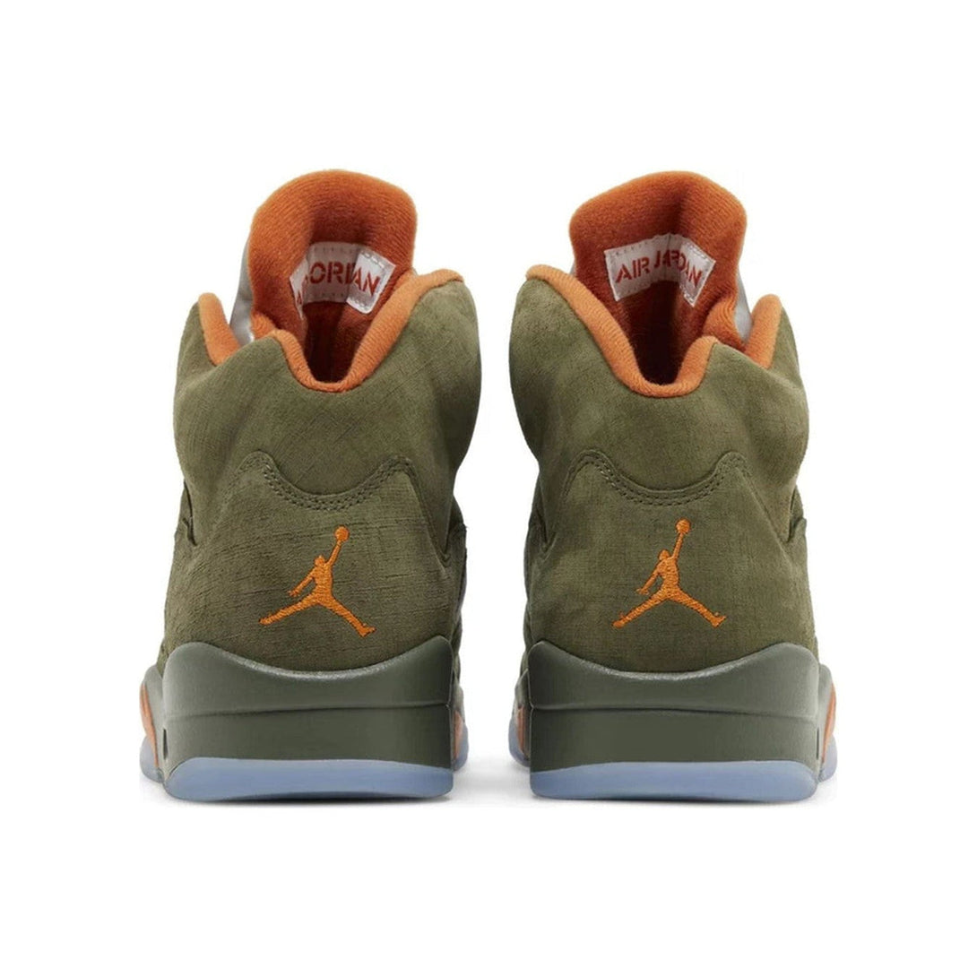 Air Jordan 5 Retro 'Olive'- Streetwear Fashion 950 - levefly.com