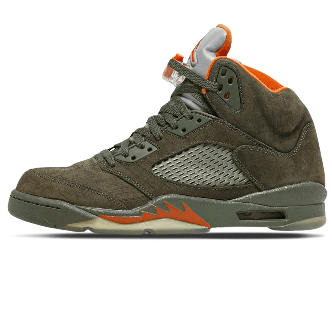 Air Jordan 5 Retro 'Olive'- Streetwear Fashion 950 - levefly.com