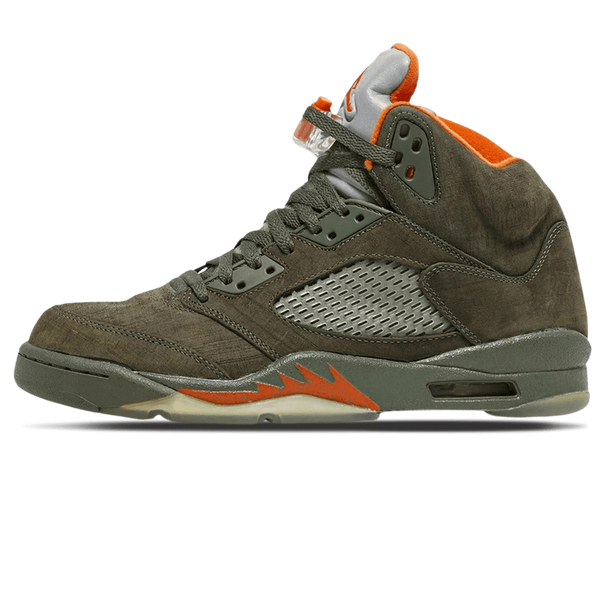 Air Jordan 5 Retro 'Olive'- Streetwear Fashion 950 - levefly.com