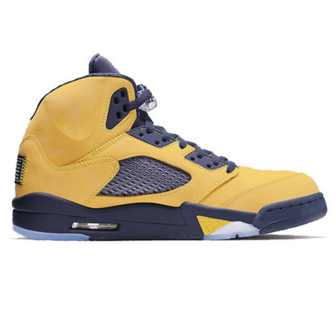 Air Jordan 5 Retro SP 'Michigan'- Streetwear Fashion 950 - levefly.com