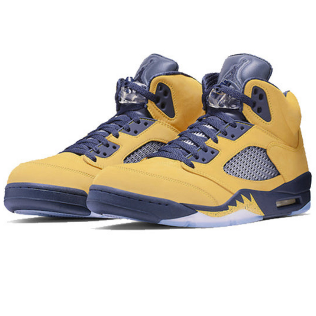 Air Jordan 5 Retro SP 'Michigan'- Streetwear Fashion 950 - levefly.com