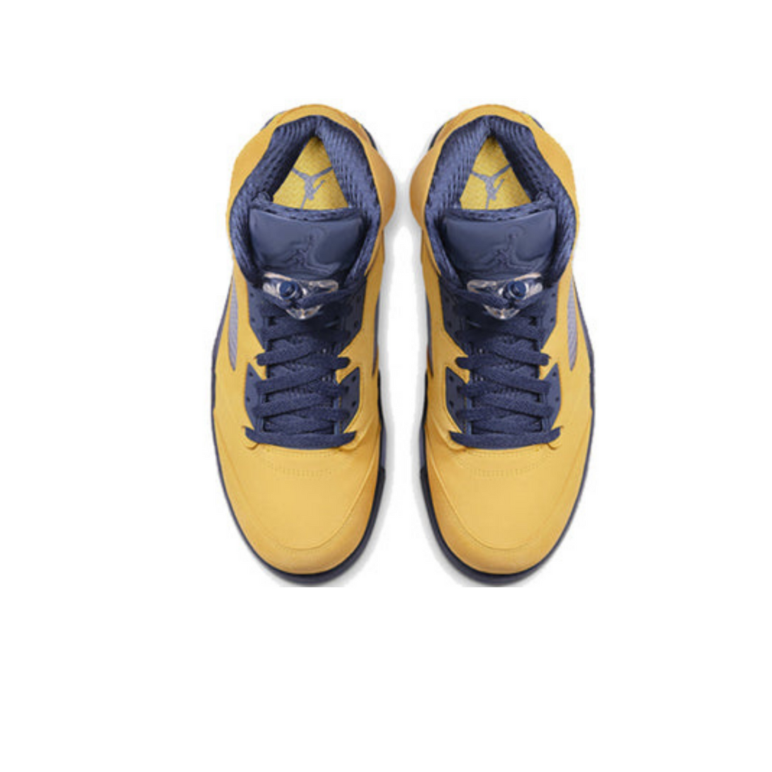 Air Jordan 5 Retro SP 'Michigan'- Streetwear Fashion 950 - levefly.com