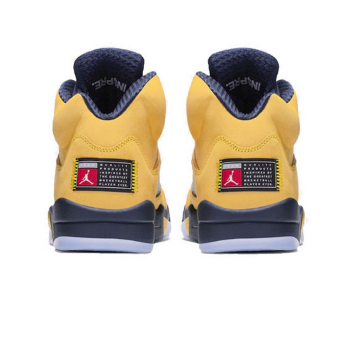 Air Jordan 5 Retro SP 'Michigan'- Streetwear Fashion 950 - levefly.com