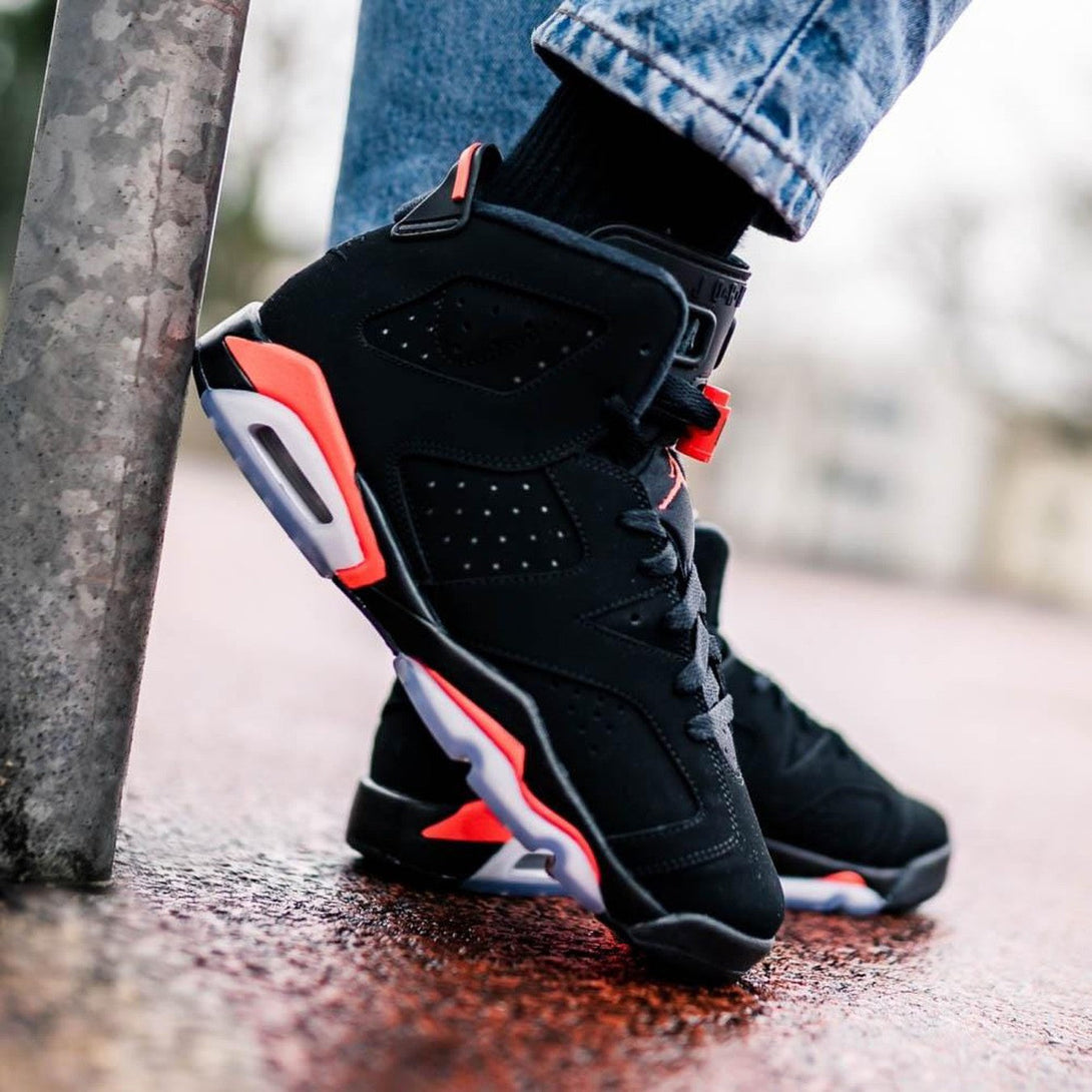 Air Jordan 6 GS Infrared Retro 2019- Streetwear Fashion 950 - levefly.com