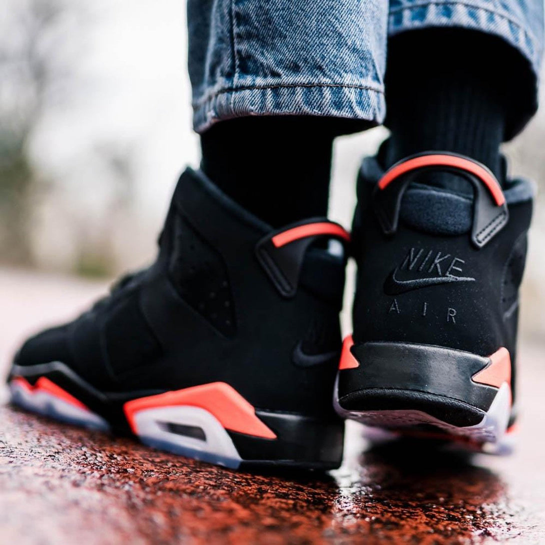 Air Jordan 6 GS Infrared Retro 2019- Streetwear Fashion 950 - levefly.com