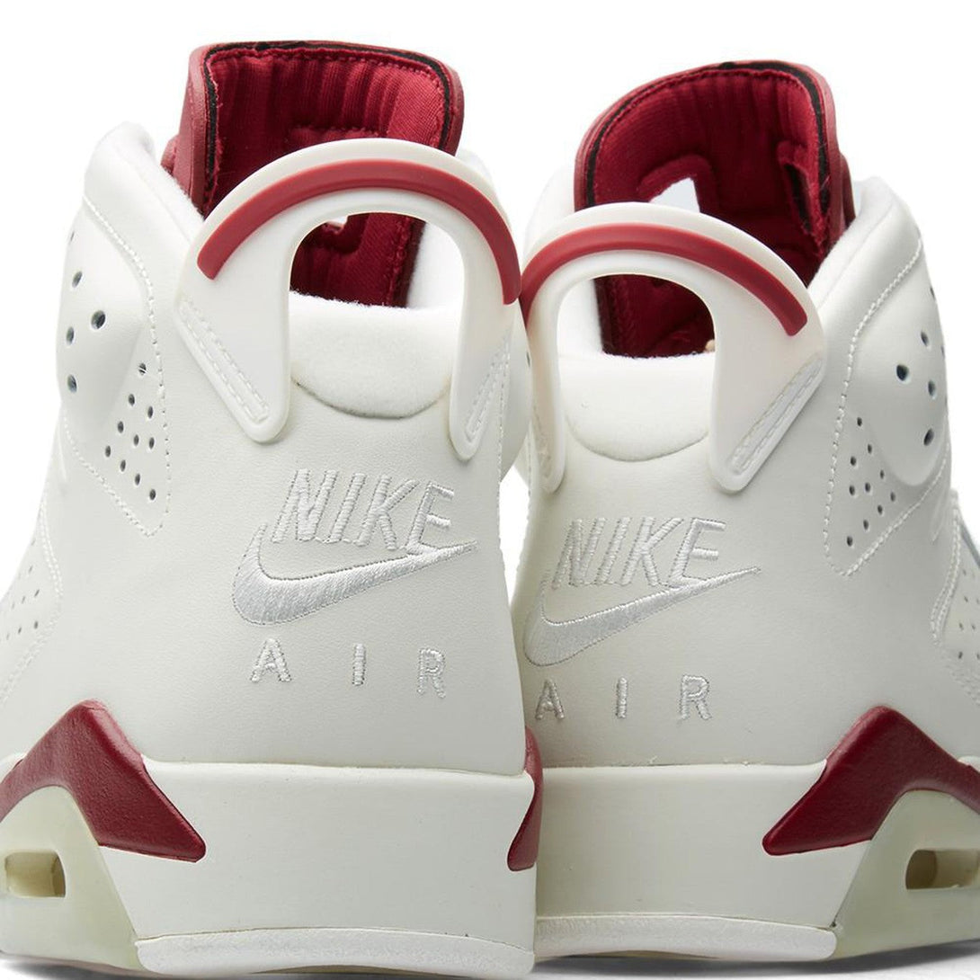 Air Jordan 6 Retro Maroon- Streetwear Fashion 950 - levefly.com