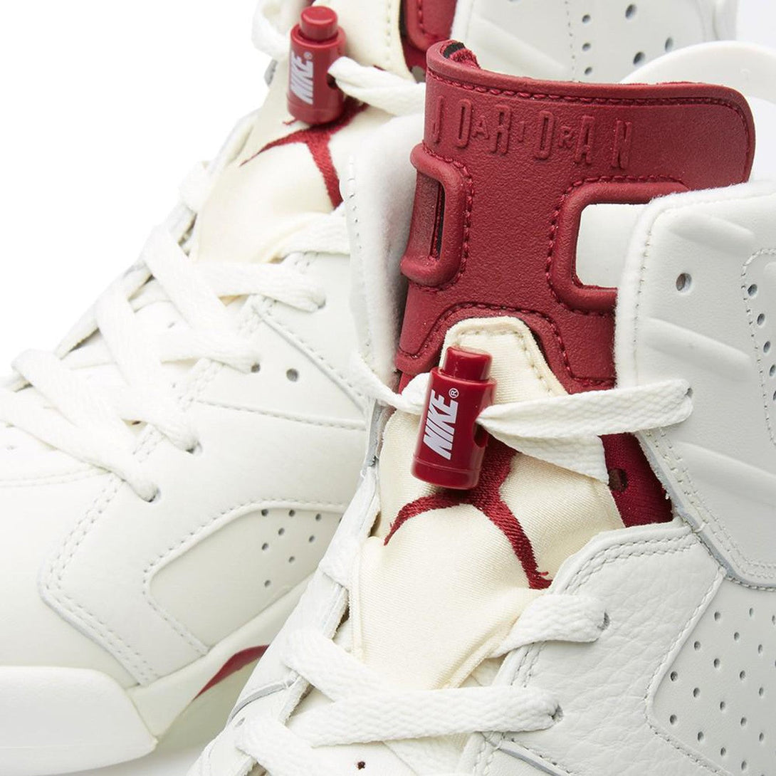 Air Jordan 6 Retro Maroon- Streetwear Fashion 950 - levefly.com