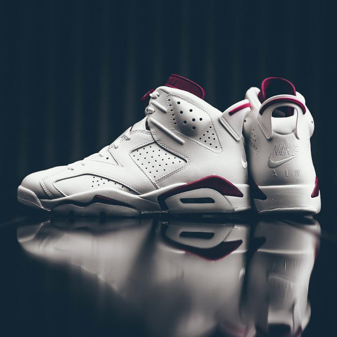 Air Jordan 6 Retro Maroon- Streetwear Fashion 950 - levefly.com