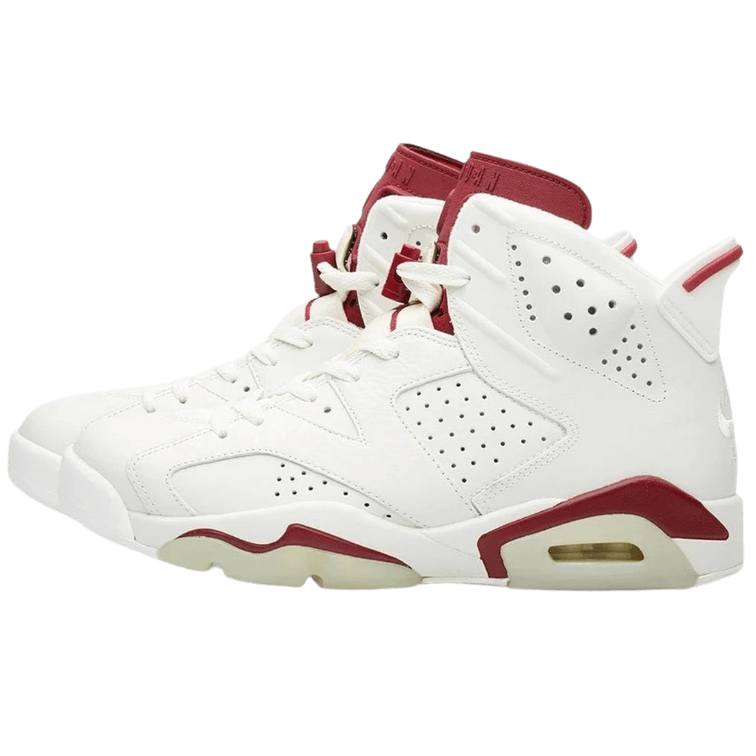 Air Jordan 6 Retro Maroon- Streetwear Fashion 950 - levefly.com