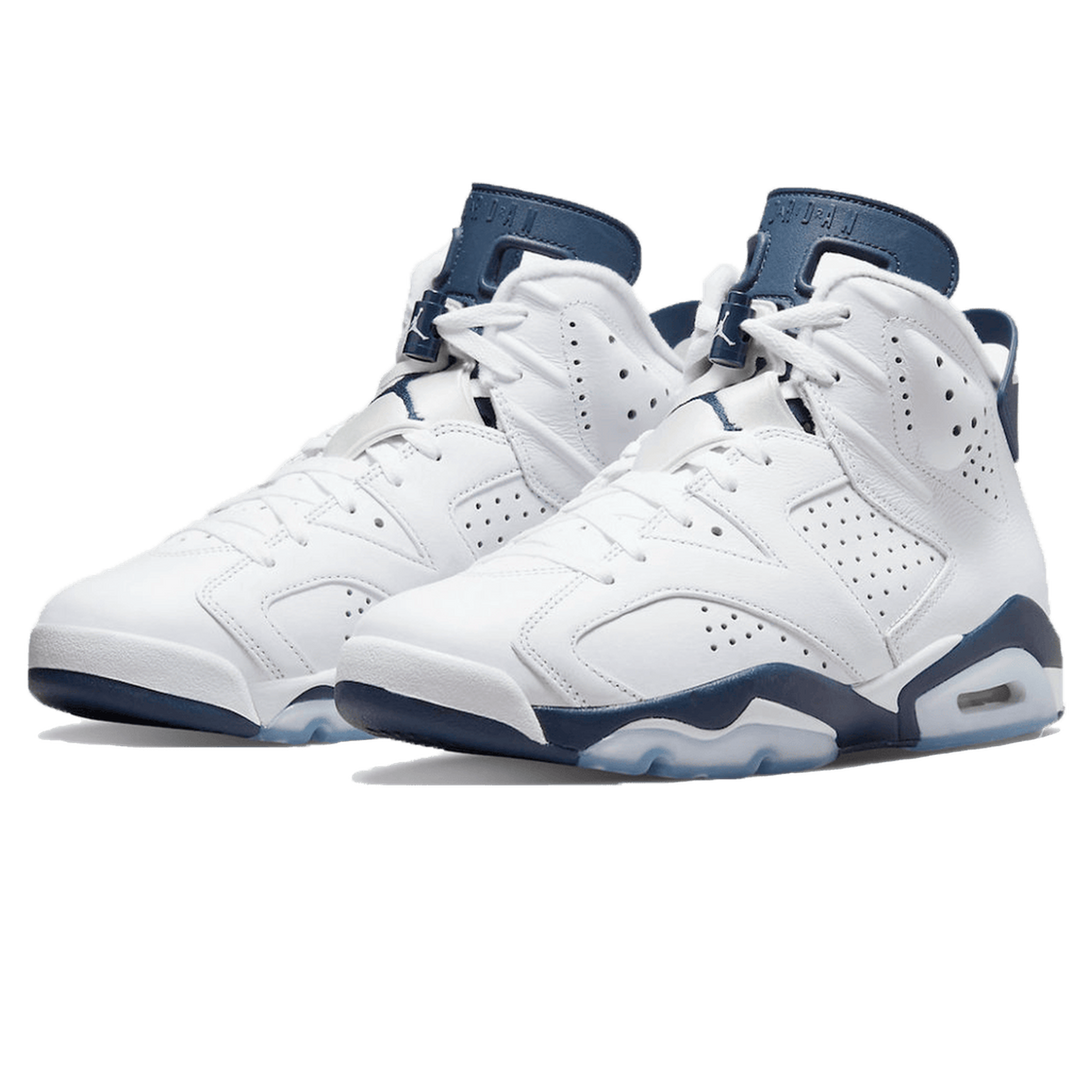 Air Jordan 6 Retro 'Midnight Navy' 2022- Streetwear Fashion 950 - levefly.com