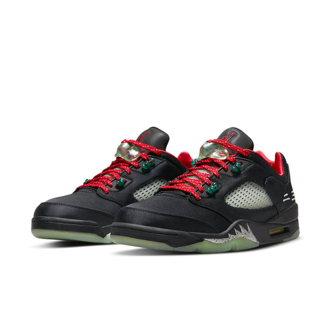 CLOT x Air Jordan 5 Retro Low 'Jade'- Streetwear Fashion 950 - levefly.com