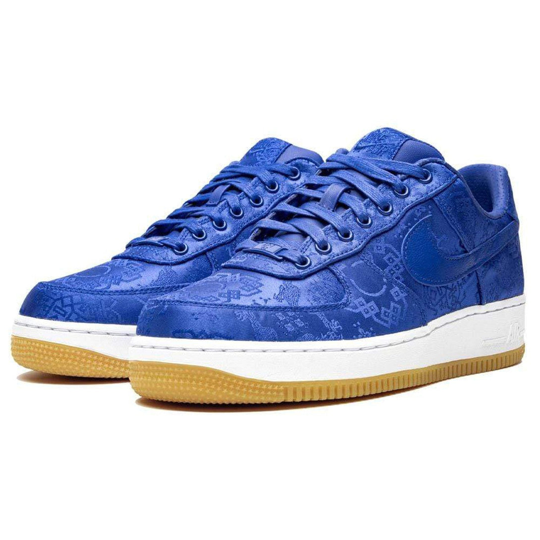 CLOT x Nike Air Force 1 PRM 'Royal Silk'- Streetwear Fashion 950 - levefly.com